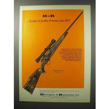 1970 H&R Ultra Wildcat Model 317 Rifle Ad - Quality