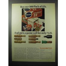 1970 Remington Peters 500 Pack .22 Cartridges Ad