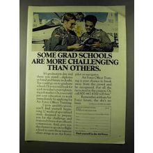 1973 U.S. Air Force Ad - Some Grad Schools