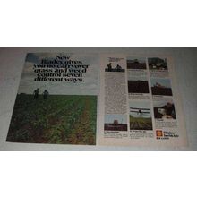 1973 Shell Bladex Herbicide Ad - Weed Control