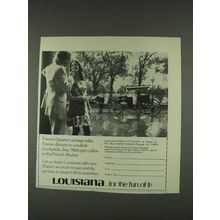 1978 Louisiana Tourism Ad - For the Fun Of It