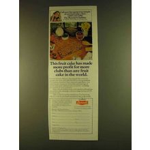 1980 Benson's Fruit Cake Ad - Made More Profit