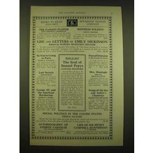 1924 Houghton Mifflin Company Ad - Books to read and own