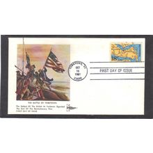 FDC Gill Craft 1937 18c Yorktown (Cachet-U/A) CV00758