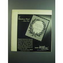 1949 Mermod Jaccard King Szoeke Christmas Card Advertisement