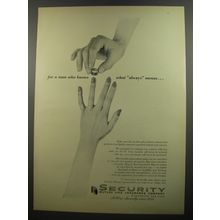 1952 Security Mutual Life Insurance Company Ad - For a man who knows