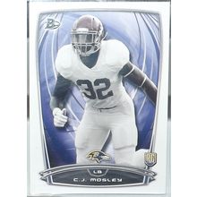 2014 Topps Bowman C.J. MOSLEY (Alabama/Ravens) Rookie Card #34