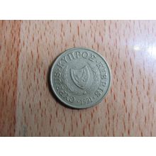 Cyprus 1991 5 Cents Coin