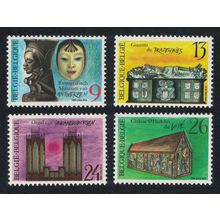 Belgium Museums Churches Cultural Heritage 4v 1988 MNH SG#2959-2962