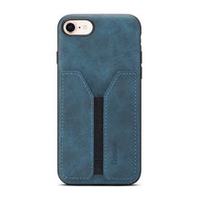 Denior D07 DV Elastic Card Slot PU Back Cover Phone Case, For iPhone 16e, For iP