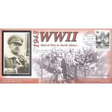 Earl Alexander Of Tunis North Africa War 1943 WW2 Benham Hand Signed FDC