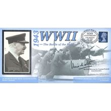 Thomas Prickett DFC Battle Of The Ruhr WW2 Benham Hand Signed FDC