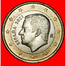Ⰶ SMALL STARS (2015-2025): SPAIN ★ 1 EURO 2021 DIE I2 2007!★LOW START★NO RESERVE