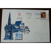1992 Scottish Philatelic Society Centenary postcard Bishop Mark Scott Memorial
