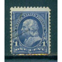 Used 264 1c Benjamin Franklin Average M02939