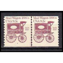 1903 9.3c Mail Wagon Fine MNH Dry Gum CNP Left 4 PA0388