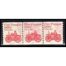 Used 1908 20c Fire Pumper Very Fine PNC 10/3 PA2483
