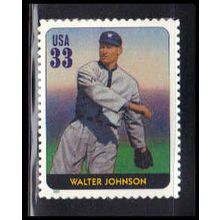 3408i 33c Walter Johnson Fine MNH Z4735