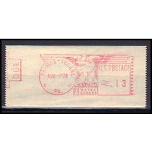 Used Revenue 13c Meter Primos-Secane, PA. Postage Due E1874