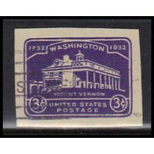 Used U526 3c Mount Vernon Very Fine Cut Square Z2881