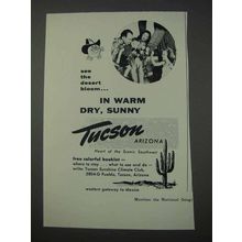 1959 Tucson Arizona Ad - See The Desert Bloom