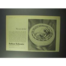 1960 Balkan Sobranie Smoking Mixture Ad - Invited