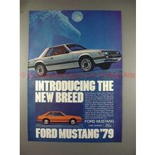 1979 Ford Mustang Ad, Introducing The New Breed NICE!!
