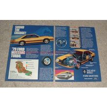 1979 Ford Mustang Turbo 2-page Ad - Sound the Charge!!