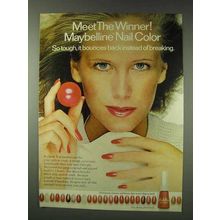 1978 Maybelline Nail Color Ad - The Winner