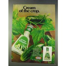 1978 Kraft Creamy Cucumber Dressing Ad - Cream of Crop