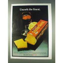 1978 Kraft Cracker Barrel Cheese Ad - Uncork Finest
