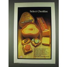 1978 Kraft Cracker Barrel Cheese Ad - Select Cheddar