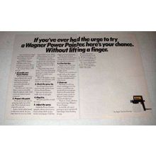 1985 Wagner Power Painter Ad - Without Lifting a Finger