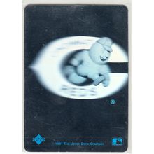 1991 Upper Deck baseball Cincinnati Reds Hologram Logo
