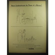 1950 Ladies' Home Journal Ad - Never underestimate the power of a woman