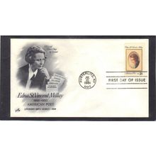 FDC Art Craft 1926 18c Edna Millay (Cachet-U/A) CV00248