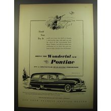 1952 Pontiac Cars Ad - Until you try it