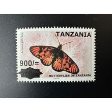 Tanzanie 2020 Mi. 5455 Overprint Butterfly Papillon Schmetterling Acraea Petraea