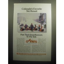 1993 Ariens Sno-Thro Advertisement - Colorado's Favorite Ski Resort