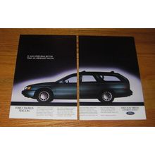 1992 Ford Taurus Wagon Ad - It also performs better than an ordinary wagon