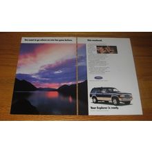 1992 Ford Explorer Ad - You want to go where no one has gone before.