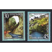 Yugoslavia Birds Water Resources Europa CEPT 2v 2001 MNH SG#3301-3302