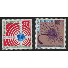Congo Space Telecommunications 2v 1963 MNH SG#31-32