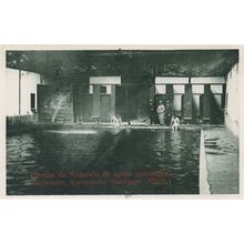 Swimming Pool Balneario Apoquindo Hotel Santiago Chile Old Postcard