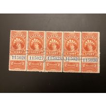 ICOLLECTZONE Canada Revenue FE14 strip of five used some seps