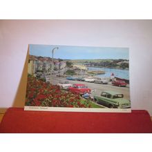 GREENBANK, FALMOUTH, CORNWALL vintage unused postcard by Dennis daterd 1970 =