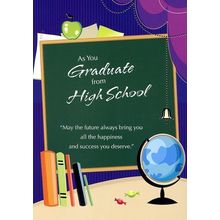 As You Graduate From High School - Graduation Greeting Card - 09203