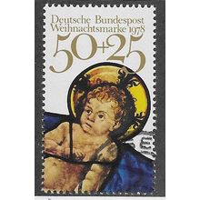 GER 1978 50pf+25 'CHRISTMAS' (EX M/S) EBID60-748)