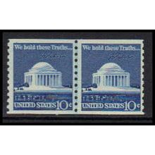 1520 10c Jefferson Memorial Fine MNH CLP W1672