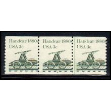 1898 3c Handcar Average MNH Dry Gum PNC 2/3 PA2258